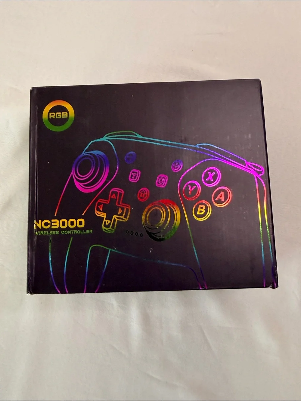 Halloween Wireless Switch Controller RGB Charging Dock NC3000 New in Box